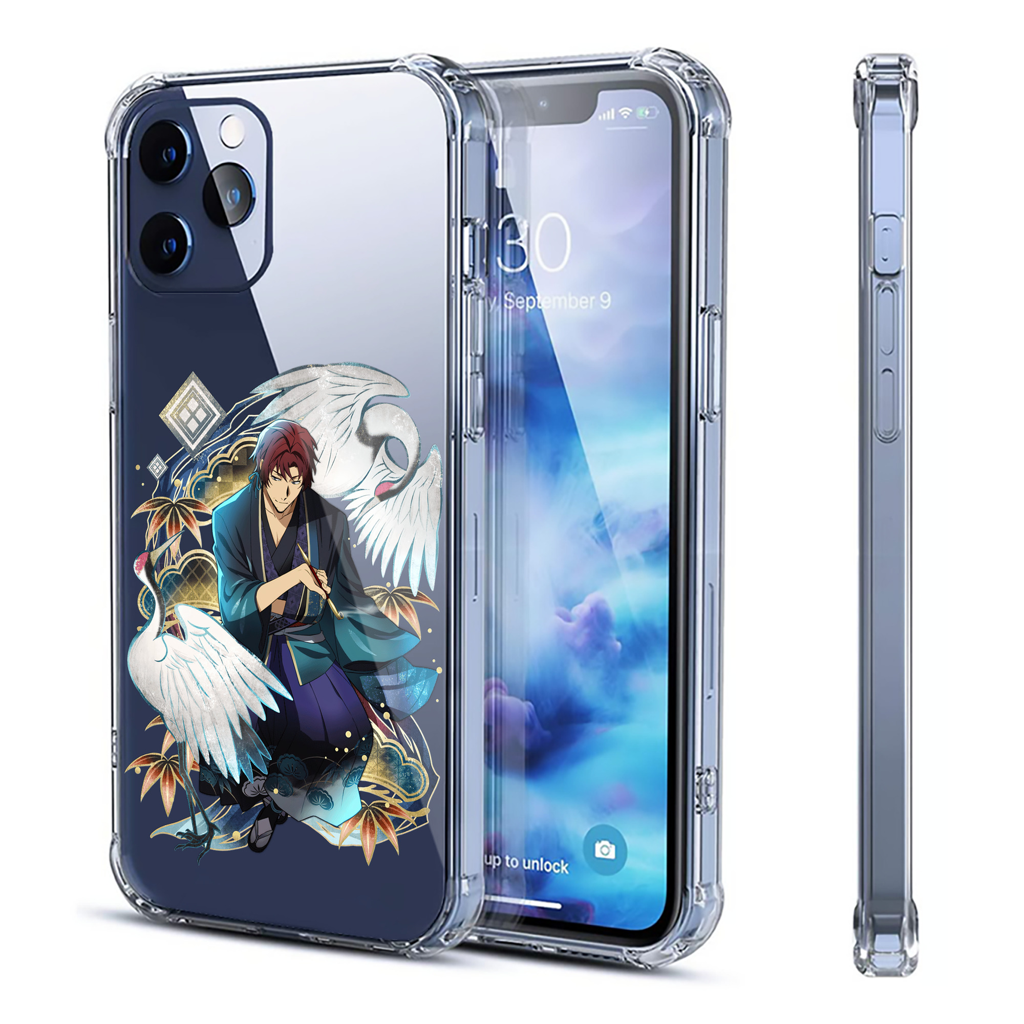 （画像用） 文豪ストレイドッグス Bungo Stray Dogs 【iPhone 12シリーズ対応】透明スマホケース（クリアソフトケース）